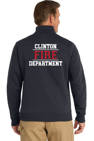 Clinton Fire Department CornerStone 1/2 Zip Job Shirt