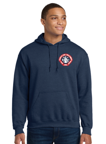 Clinton Fire Department Gildan Heavy Blended Hooded Sweatshirt