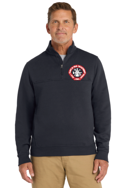 Clinton Fire Department CornerStone 1/2 Zip Job Shirt